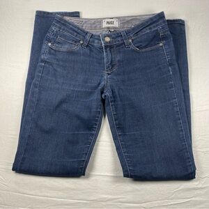 PAIGE Women's Skyline Skinny Dark Blue Jeans Size 26